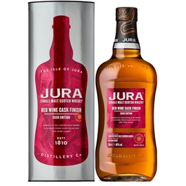 Jura Single Malt Scotch Red Wine Cask Finish 40% vol 0,7 l Geschenkbox