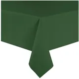 sander table + home Tischdecke Tischdecke "Loft", fleckabweisend Uni grün eckig | 150 cm x 250 cm