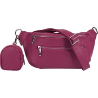 Samantha look Gürteltasche echt Leder, Made in Italy,