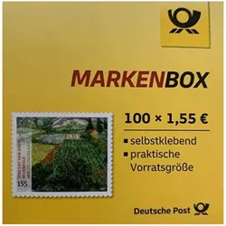 100 Stück Deutsche Post 1,55€ Briefmarken "Vincent van Gogh" Selbstklebend
