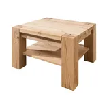 MASSIVMOEBEL24.DE KENT Beige Wildeiche 70 x 70 x 45 cm