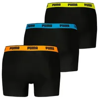 Puma Boxer Boxershorts Men Herren Everyday Unterhose Unterwäsche 3er Pack - schwarz