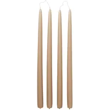 Broste Copenhagen Smooth getauchte Duftkerze 38 cm braun 4 St.
