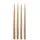 Broste Copenhagen Smooth getauchte Duftkerze 38 cm braun 4 St.