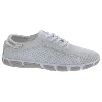 TBS Jazaria Segelschuh, Tennis Knit Eco PET, Chine Blanc