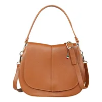 FLORENCE Umhängetasche Leder Brown