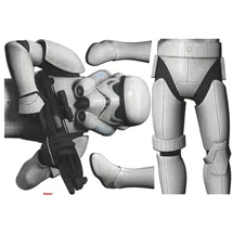 KOMAR Star Wars Stormtrooper Deco-Sticker 100 x 70 cm