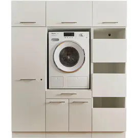 laundreezy Waschmaschinenschrank 167,5 x 200 x 67,5 cm Weiß Holzwerkstoff