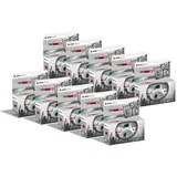 AGFA Photo Pack 10 x 601026 – Einwegkamera LeBox Black&White, 27 Fotos, optisches Objektiv 31 mm – Grau