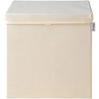 Lifeney Faltbox Aufbewahrungsbox 33 x 33 x 33 cm 1-tlg. beige