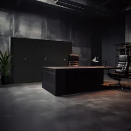 Jan Nowak C001H Aktenschrank 195 x 90 x 40 cm schwarz