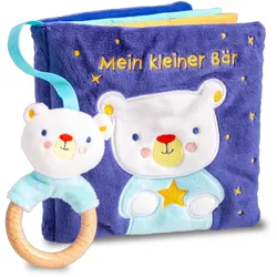 Mein liebstes Kuschelbuch mit echtem Holzbeißring. Mein kleiner Bär
