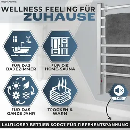 ProfiCare Handtuchheizkörper elektrisch 125 W weiß