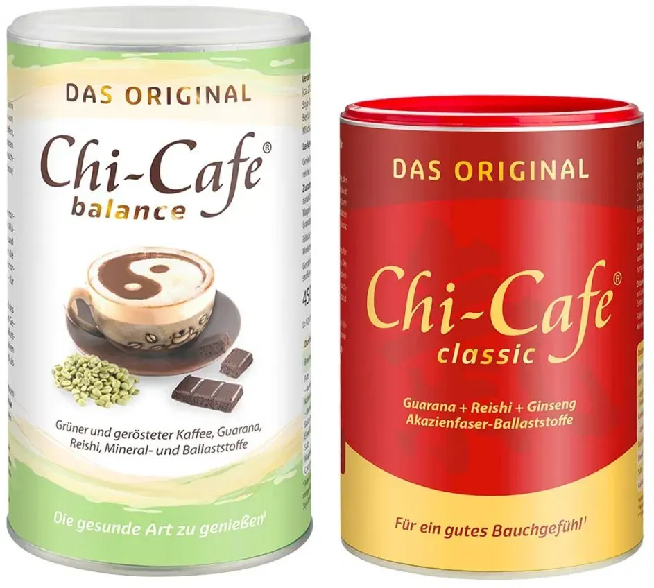 Chi-Cafe Balance mit Mineralstoffen + Classic mit Guarana