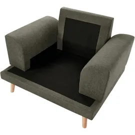 Beliani Sessel KILDAL Stoff 72 x 71 x 70 cm Grün