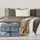 Relaxdays Truhenbank grau 39 x 60 x 38 cm
