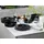 CreaTable Nordic Gourmet Tafelservice 18-tlg. schwarz