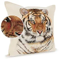 ANRO Kissenbezug Dekokissen Kissen Sofakissen Kissenbezüge Kissenhülle Gobelin Tiger