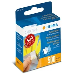 HERMA Fotokleber permanent 500St Kartonspender mit Abziehlasche
