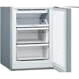 Bosch Serie 2 KGN33NLEB Kühl-Gefrierkombination (282 l, 1760 mm hoch, Edelstahl)