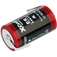 kraftmax Lithium-Batterie LS34615, D, mit Z-Lötfahne, 3,6 V-, 19000 mAh