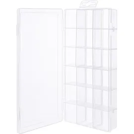 InLine Kleinteilebox 18 Fächer 207x110x27 mm Transparent