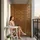 casa.pro Trennwand Basciano 180 x 90 cm Braun/Stahl
