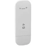 Tragbarer 4G-LTE-USB-WLAN-Router mit SIM-Kartensteckplatz, Ports für 0 Geräte, WPA-WP-Verschlüsselung, Farbe, WLAN und Hotspot-Gerät (White)