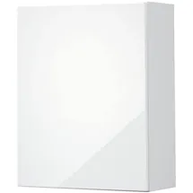 WELLTIME Hängeschrank WELLTIME "Siena", weiß, B:40cm H:65cm T:20cm, Holzwerkstoff, MDF, Schränke, Hängeschrank, Breite 40 cm, mit welchselbarem Türanschlag