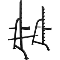 Sporttrend 24® Kniebeugenständer Hantelablage mit Scheibenständer Squat Rack