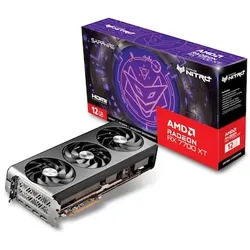 SAPPHIRE AMD Radeon RX 7700 XT Nitro+ OC Grafikkarte 12GB GDDR6 2xHDMI/2xDP