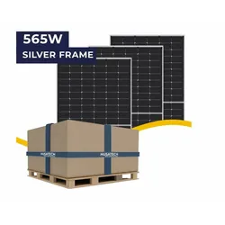 JA Solar Deep Blue 3.0 565 W Bifacial Mono PERC Halbzellen-Modul Doppelglas JAM72D30-565/LB