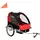 vidaXL 2-in-1 Fahrradanhänger und Kinderwagen rot/schwarz