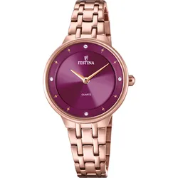 Festina Quarz Damen Mademoiselle F20602/2 - Burdeos,Roségold - 30.5mm