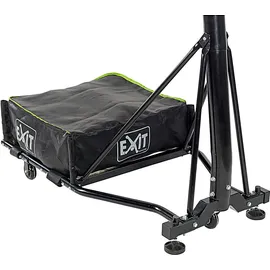 EXIT TOYS EXIT Galaxy versetzbarer Basketballkorb auf Rädern mit Dunkring - Black Edition