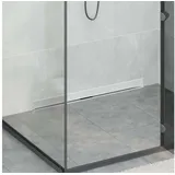 vidaXL Duschablauf 90 x 0 x 0 cm Silber