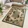 Tapiso Atlas Kurzflorteppich 200 x 300 cm Beige/Grün