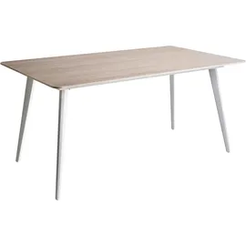 Beliani Rodallo Gartentisch 160 x 90 x 75 cm Beige