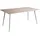 Beliani Rodallo Gartentisch 160 x 90 x 75 cm Beige