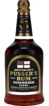 Pusser's Rum Black Label Gunpowder Proof 54,5% Vol. 700ml