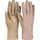 Stylebreaker Touchscreen Handschuhe Zick-Zack bestickt Braun