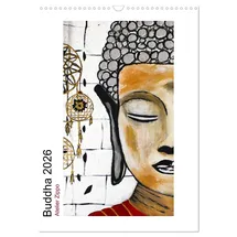 Calvendo Buddha Relax (Wandkalender 2026 DIN A3 hoch), CALVENDO Monatskalender