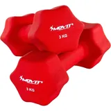 MOVIT Kurzhantel Set Neoprenhantel Hantel Set Gymnastik Aerobic Fitness 2er Set