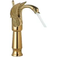Klarwerk ADRIAN | Design Edelstahl hohe Badarmatur in Schwan