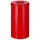 Proregal Selbstlöschender Papierkorb & Abfallsammler aus Metall | 50 Liter, HxØ 63x33,5cm | Rot