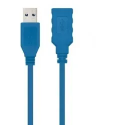 Verlängerungskabel USB 3.0 Nanokabel 10.01.0902-BL/ USB-Stecker - USB-Buchse/ 2m/ Blau