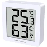 Pearl Ultrakompaktes Thermo- und Hygrometer, Komfort- und Min./Max.-Anzeige