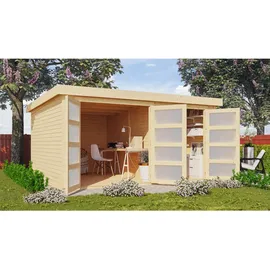Karibu Mühlentrup 3 4 x 3,3 m Natur