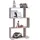 VCM Raumteiler 40 x 30 x 180 cm Braun