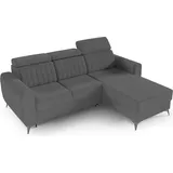 moeblo Ecksofa mit Schlaffunktion und Bettkasten, Couch für Wohnzimmer, Schlafsofa, Eckcouch L-Form Sofagarnitur Sofa Wohnlandschaft - Ottomane links al... - Grau